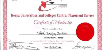 Vitech Training Institute Membership Certificate